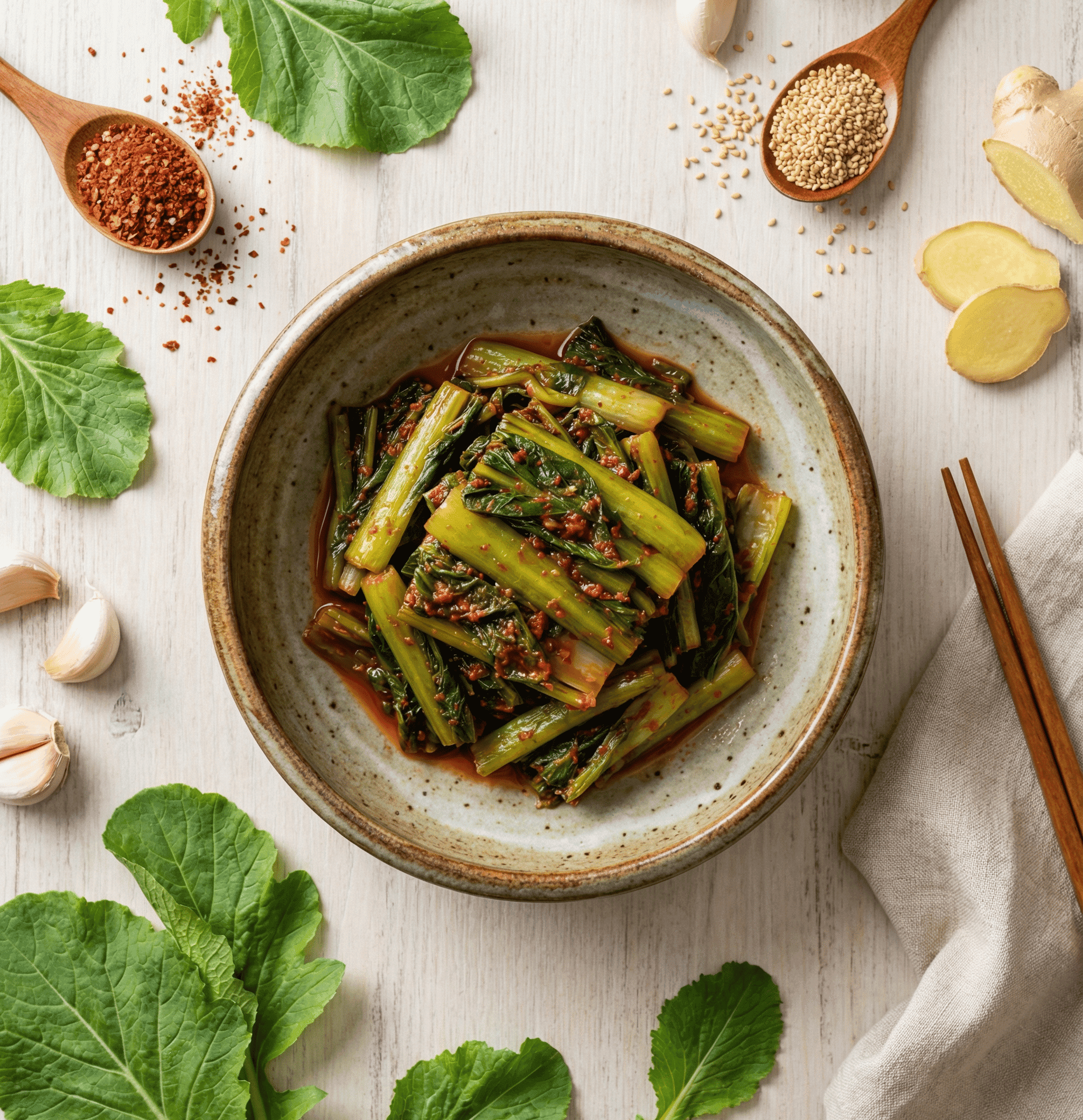 Mustard Leaf Kimchi