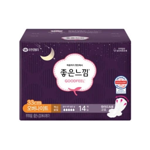 [좋은느낌] 오버나이트 33cm 14개입 