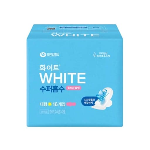 [화이트]수퍼흡수 울트라 대형 16개입