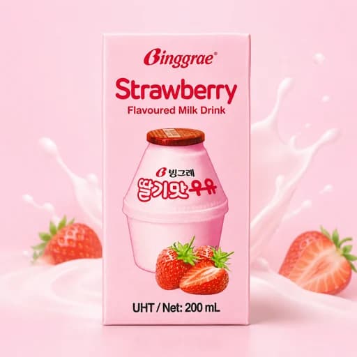 AU Binggrae Strawberry Milk 200ml