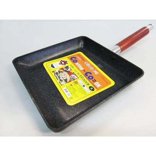 사각 마블 팬 (L)23*23cm/(M) 21*23cm