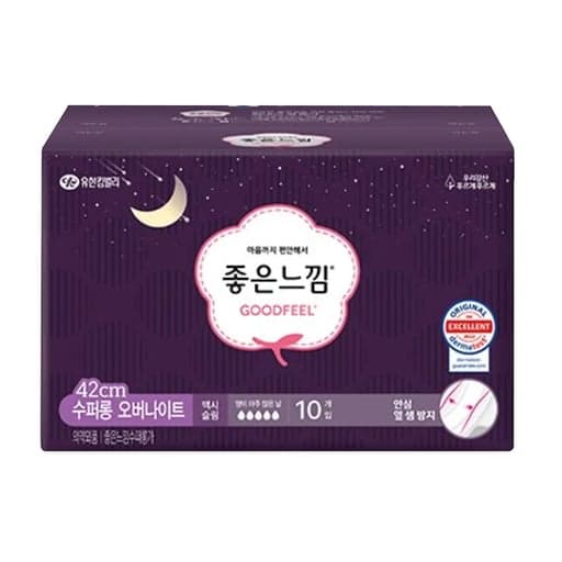 [좋은느낌] 오버나이트 42cm 10개입