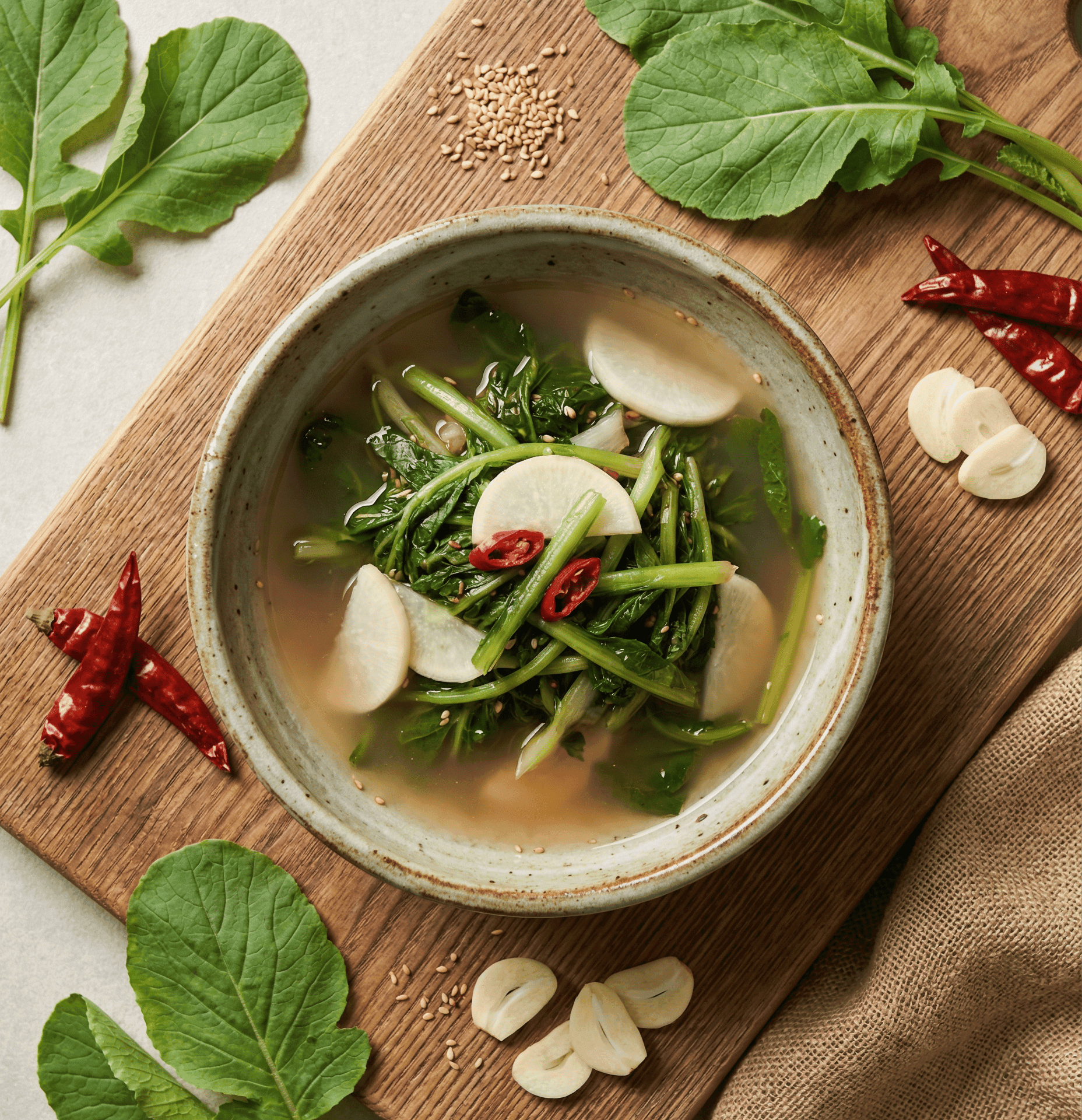 Young Radish Water Kimchi