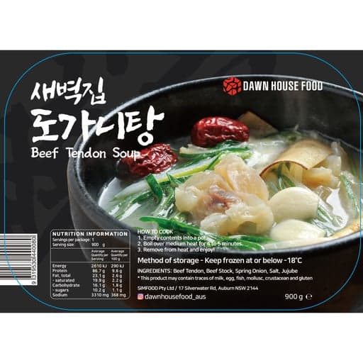 새벽집 도가니탕, 900g