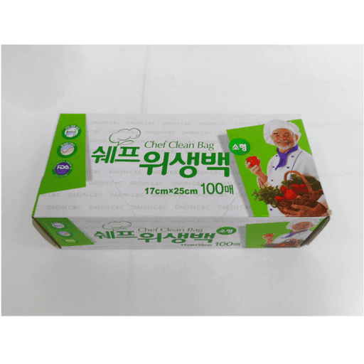 [쉐프]위생백 100매(소형) 17 x25cm