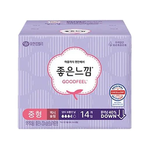 [좋은느낌]오리지널 맥시 슬림 중형 14개입